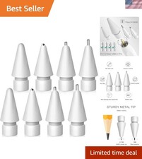 Replacement Tips for Apple Pencil Upgraded No Wear Out Metal Apple Pencil Tip...