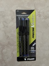 Pilot Precise Varsity Fountain Pens Black, Blue  Purple Pack Of 3