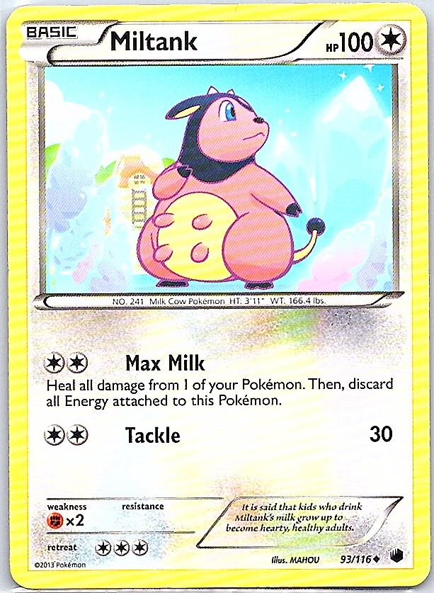 Plasma Freeze #93/116 Miltank