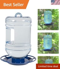 Unique 1.5 Qt Water Cooler for Birds - Easy to Fill and Clean Hanging Dispenser