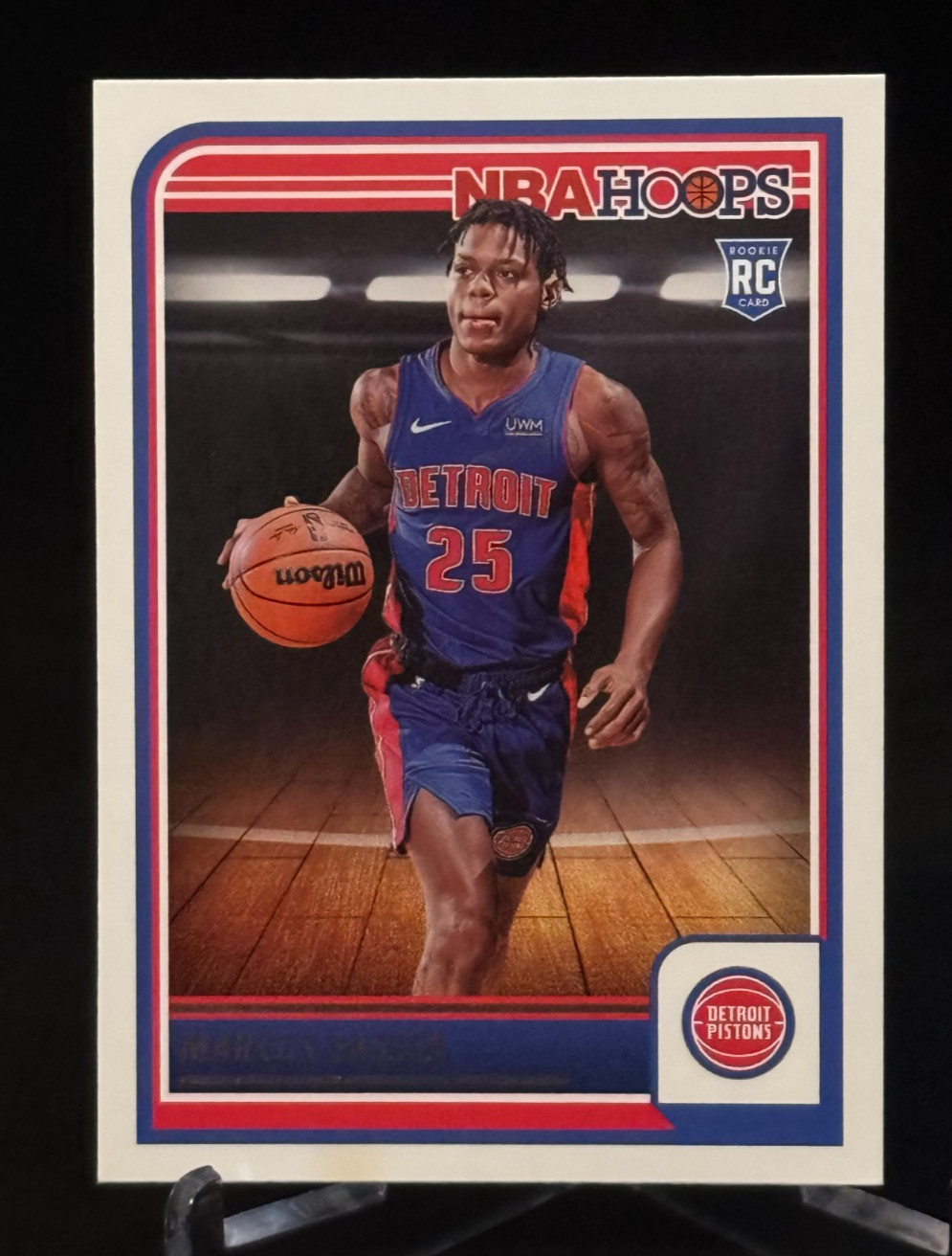 2023-24 Panini NBA Hoops Rookie Card #260 Marcus Sasser Detroit Pistons