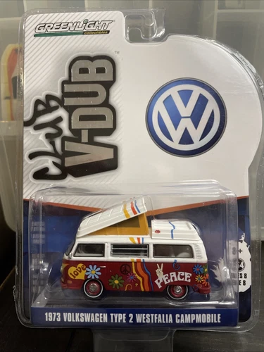 Greenlight Club V-Dub 1973 VW Volkswagen Westfalia Campmobile Camper Bus Type 2