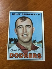 1967    TOPPS #276 BRUCE BRUBAKER   DODGERS      EX+/EXMT