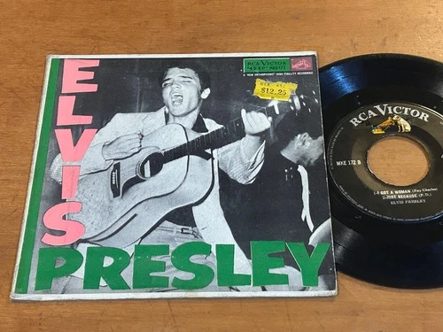 ELVIS PRESLEY Blue Suede Shoes +3 FIRST PRESS 1956 MEXICO 7" EP Rock 'N Roll