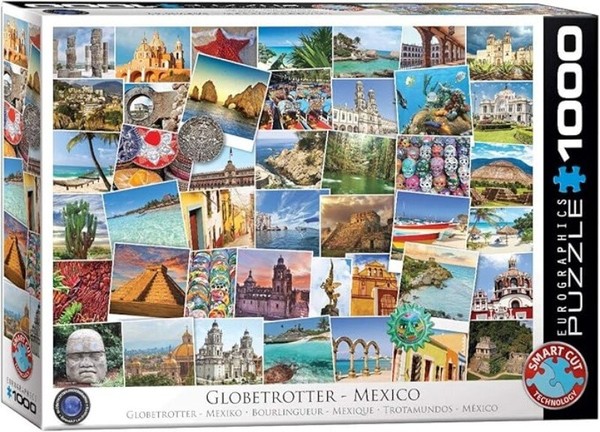 Eurographics Globetrotter Mexico 1000 Teile Puzzle 680Mm X 490Mm (Pz)-image