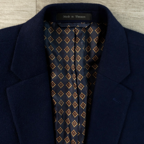 Lauren Ralph Lauren Sport Coat Men 48L Wool Silk Cashmere Two Button Single Vent