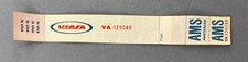 VIASA AMS AMSTERDAM VINTAGE AIRLINE BAG TAG LUGGAGE BAGGAGE LABEL VENEZUELA