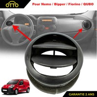 LuftansaugdüSe BelüFtung Ventilation Schwarz Vorne FüR Fiorino Qubo 735461076