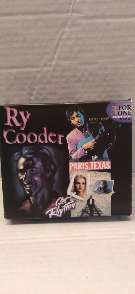 RY COODER 3 For One CD Box Warner Bop Till Drop/Paris, TX/Get 