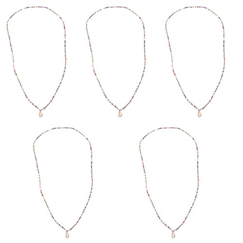 5 Count Colorful Bead Necklace Baby Beaded Fashion Necklaces for Women - Picture 8 of 12