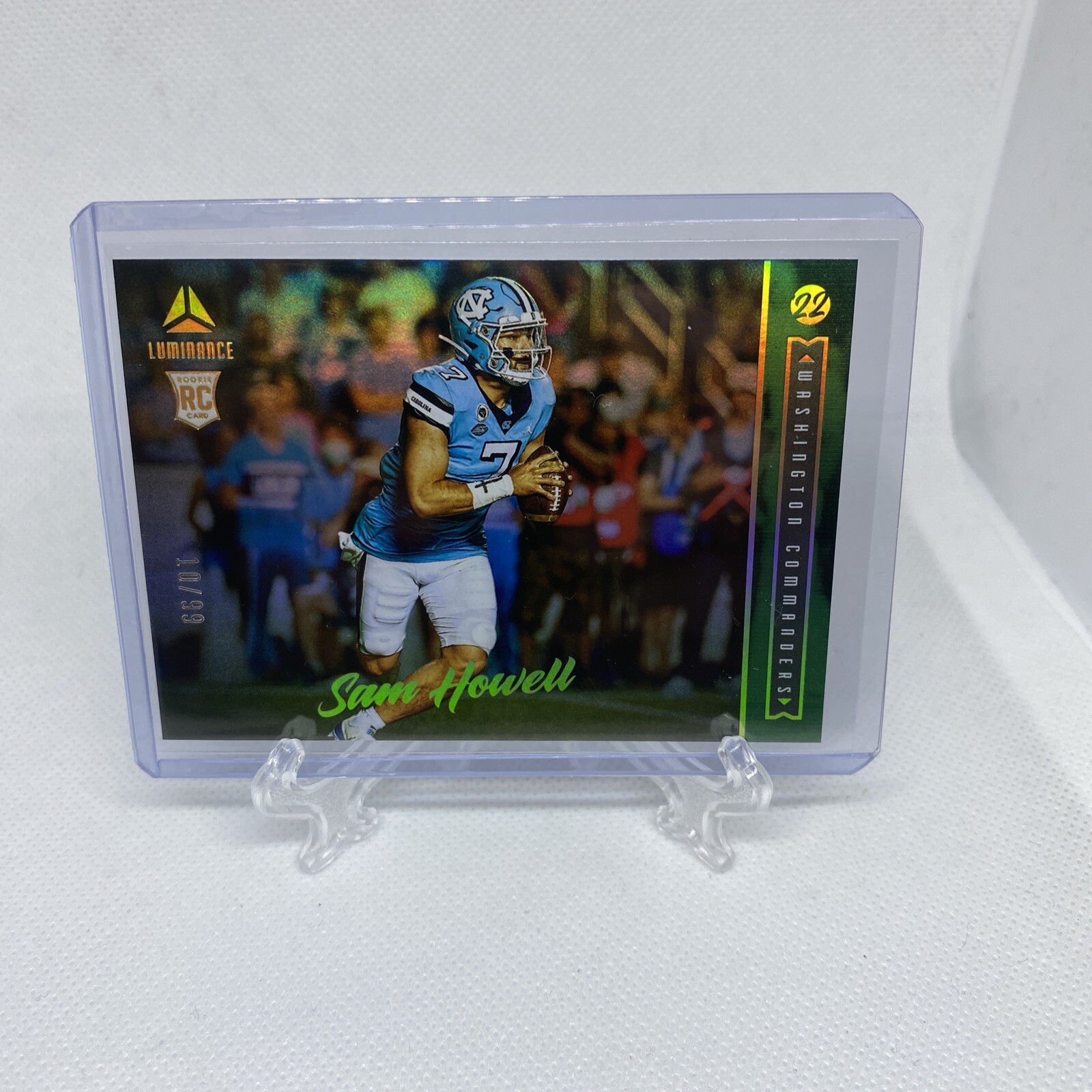 2022 Panini Luminance Green #177 Sam Howell /99 - SP