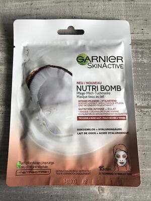 (6,99 /Einheit) Garnier SkinActive Nutri Bomb Pflege-Milch-Tuchmaske 1 Stück