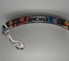 ✅  BRAND NEW Five Nights at Freddy's DOG LEASH By BUCKLE-DOWN ~ 52” Long