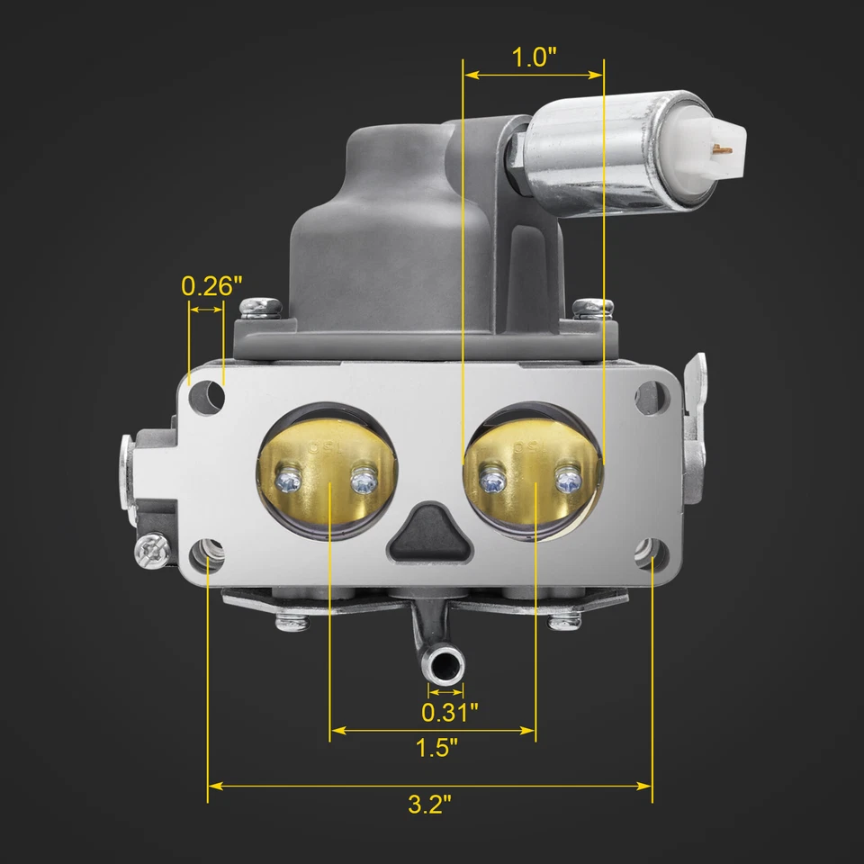 Fit For 23HP 24HP 25HP 26HP 27HP 795450 592576 V-Twin Carburetor Carb US - Image 2 of 4