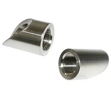 Angled 45 Degree 02 Oxygen Sensor Weld Bung Nut M18x1.5 Wideband