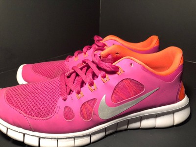 pink and orange sneakers