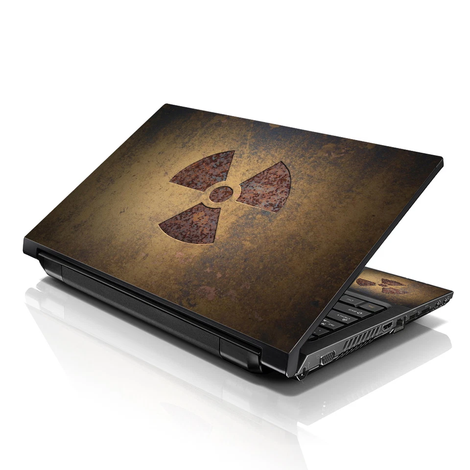 Laptop Skin Sticker Notebook Decal Cover Nuclear Sign for Dell Apple Asus 13-16" - Image 2 of 4