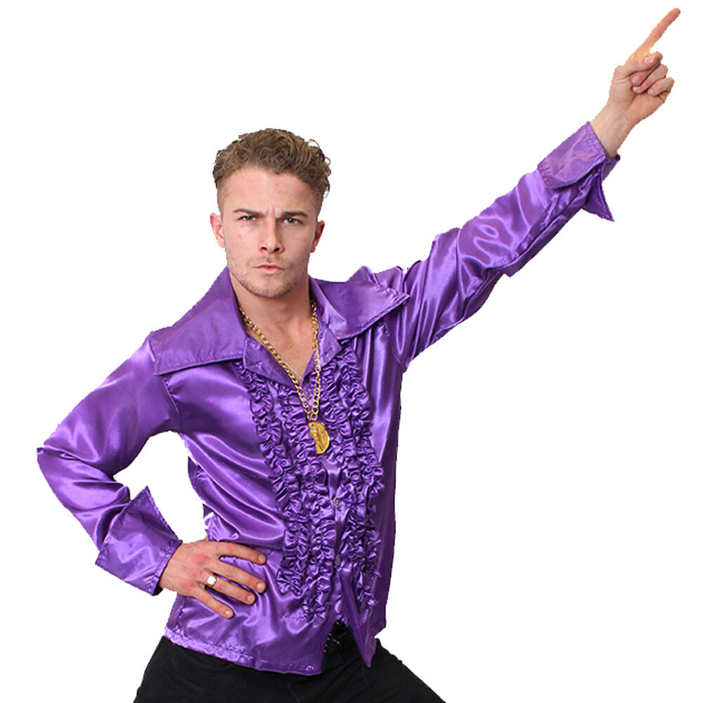 Purple Disco Ruffle Shirt Purple Disco Ruffle Shirt