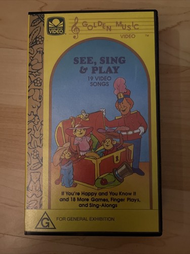 See Sing & Play - Golden Book Video Classic VHS PAL 1990 | eBay