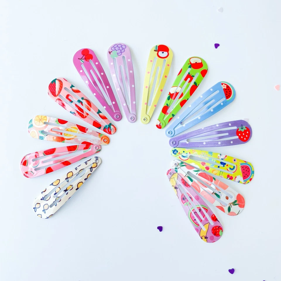 Pinzas para el cabello 20/50/100 un. Niñas Bebés Niños Metal Toboganes Cierre Horquilla 5 cm Foto 4 de 4