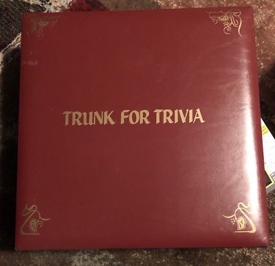 1981 TRIVIAL PURSUIT GAME, GENUS TRUNK VERSION. IMPROVE YOUR BRAIN WHILE AT HOME