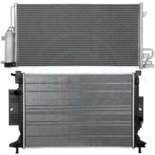 Radiator & AC Condenser Cooling Kit For 2017-19 Ford Escape 2015-19 Lincoln MKC