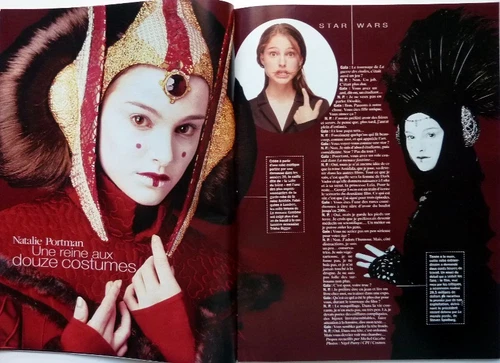 STAR WARS / NATALIE PORTMAN = 6 pages 1999 FRENCH clipping