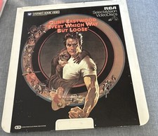 EVERY WHICH WAY BUT LOOSE - CLINT EASTWOOD / VIDEODISC -RCA- CED
