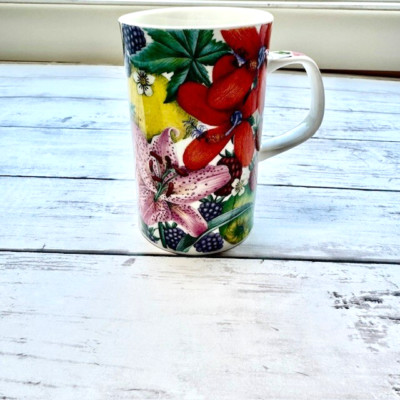 Dunoon Fine Bone China, Madeira by Caroline Bessey, Coffee Mug, Made in England