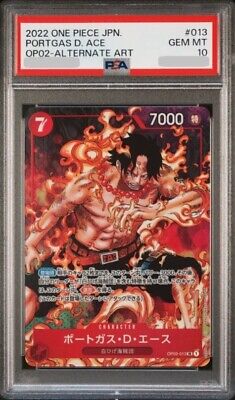 PSA 10 One Piece Portgas D. Ace Alt Art Japanese Paramount PSA 10 One Piece Portgas D. Ace Alt Art Japanese Paramount