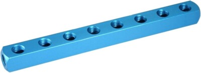1/4 Gewinde 11 Anschlüsse 8 Wege Verteiler Block Splitter, Schnellverbindung