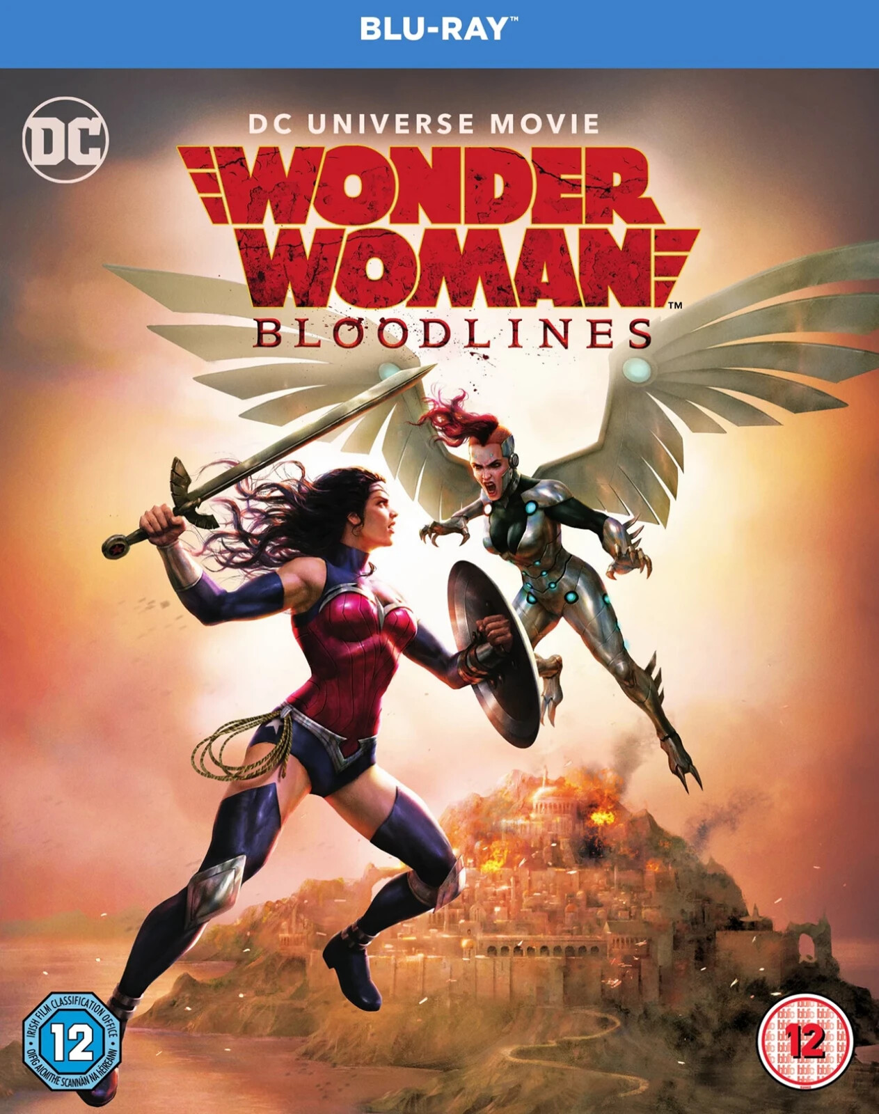 WONDER WOMAN BLOODLINES DC UNIVERSE ANIMATED MOVIE BLU-RAY DVD (12) NEW & SEALED