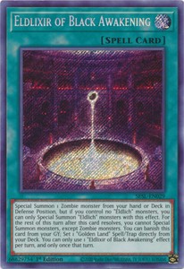 Eldlixir of Black Awakening - SESL-EN029 - Secret Rare - 1st Edition x1 - Near M