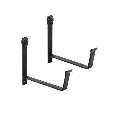 Achla Designs SFB-02 Wall-Mount, 8 inch Flower Window Box Planter Brackets, 8...