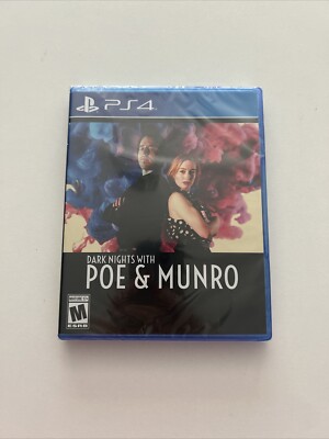 *RARE* DARK NIGHTS WITH POE AND MUNRO (LRG) - PlayStation 4 Factory Sealed NEW