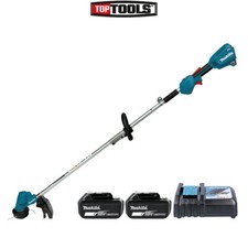 Image of Makita DUR192 18V LXT Brushless Line Trimmer With 2 x 5.0Ah Batteries & Charger