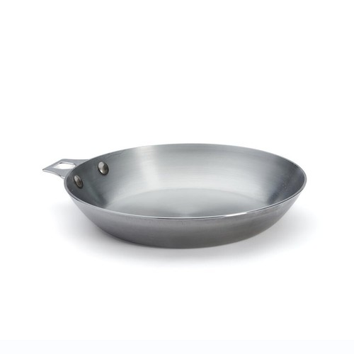 Eisenpfanne Edelstahl Silber 24 cm - Bild 2 von 4