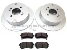 REAR 2 BRAKE DISCS & PADS FOR KIA RIO MK2 1.4 1.5 CRDi 1.6 SPORT 2005-2011