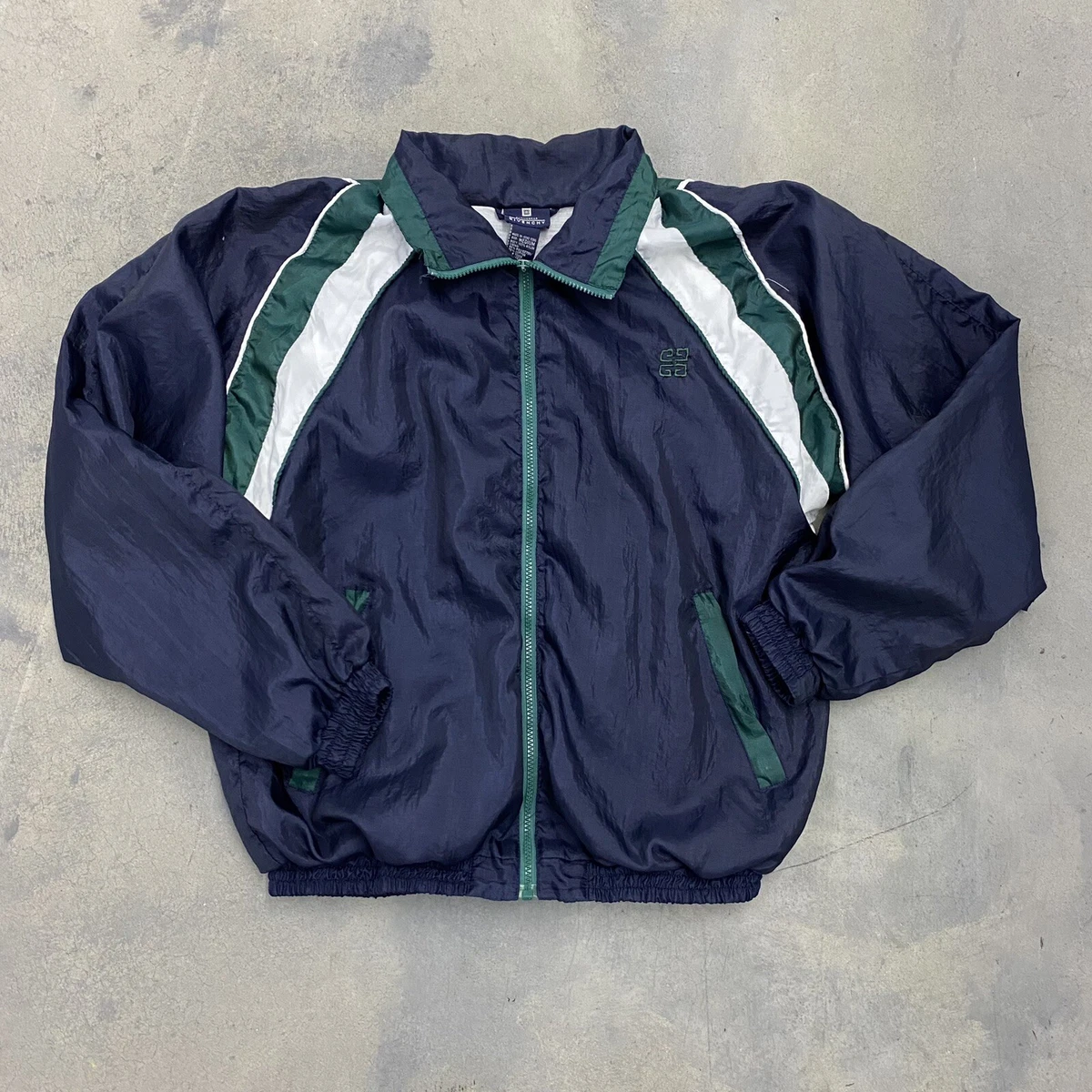 Navy blue activewear shop jacket
