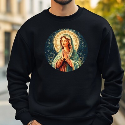 Virgin Mary Sweatshirt Cosy And Perfect For Any Occasion S To 4XL