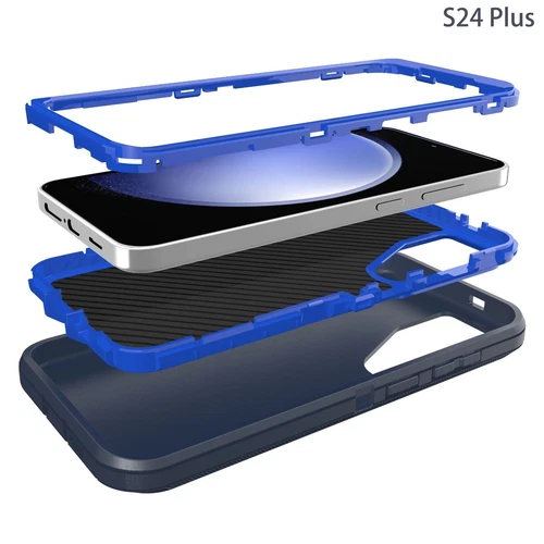 For Samsung Galaxy S24 Plus Only  Shockproof Defender Rugged Case Cover (Blue) - Bild 2 von 2