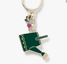 Kate Spade Harvest Time Watering Can Keychain NWT