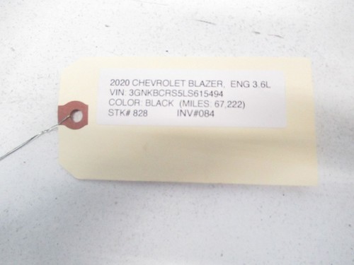 2019-2020 CHEVROLET BLAZER FWD FRONT RIGHT ABS BRAKE CALIPER HYDRAULIC HOSE OEM - Picture 5 of 5