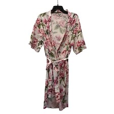 Show Me Your MuMu Women's One Size Floral Robe Bathrobe Belted