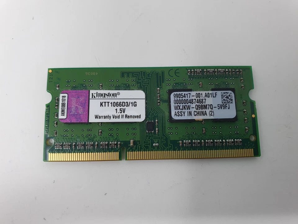 Toshiba Satellite Pro S500 RAM Memory 1GB DDR3 PC3 Kingston KTT1066D3/1G - Image 3 of 4