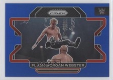 2022 Panini Prizm WWE Blue Prizm 92/199 Flash Morgan Webster #13 0c6