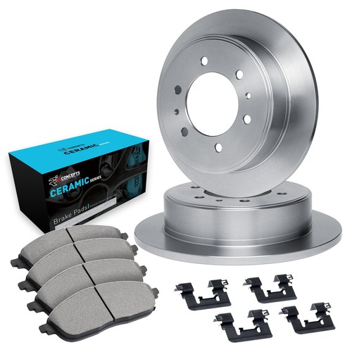 R1 Concepts Bremsenrotoren & Beläge – Gebohrt & Geschlitzt Für Ford F-150 2009, Komplettes Set