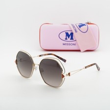 New Missoni MIS 0075/S 0Y3R HA Gold/Ivory/Brown Gradient 59-18-140 Sunglasses