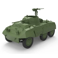 SSMODEL SS72380 1/72 Military Model Kit M8 Greyhound Light Armored Car 3D PRINT