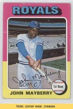 1975 Topps John Mayberry #95 READ 0j0